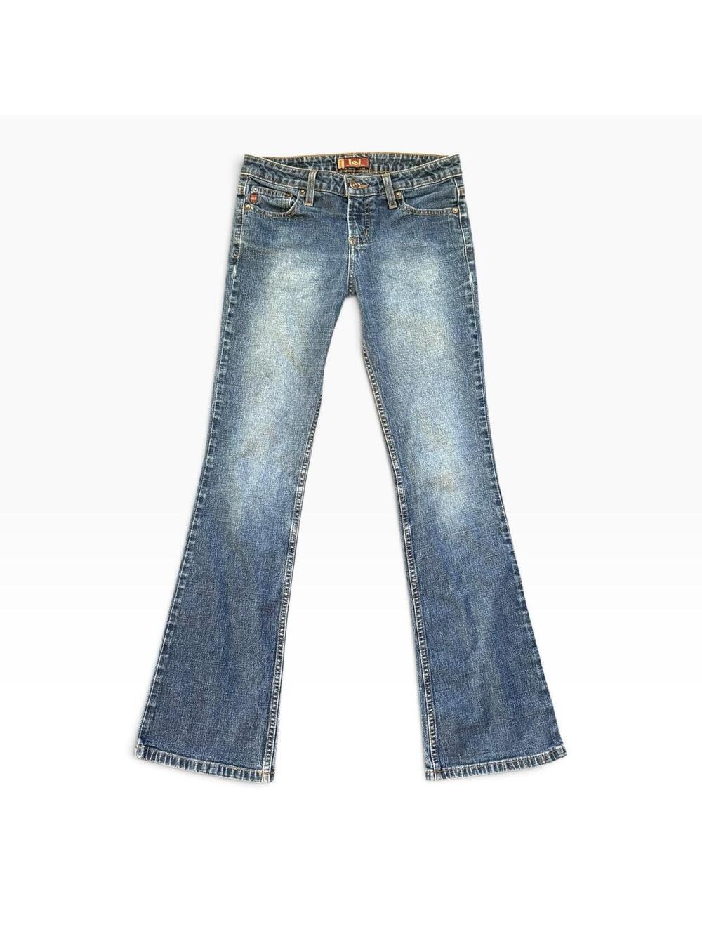 Y2K low rise flare jeans